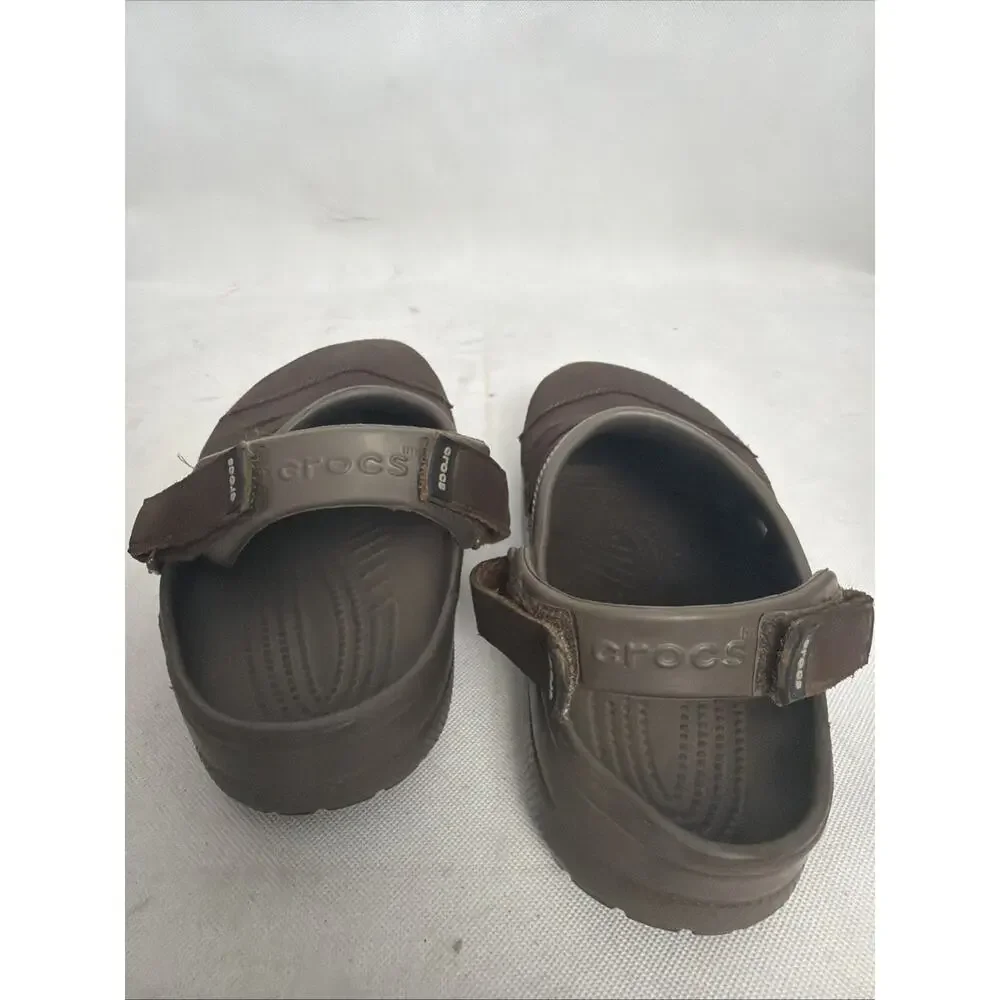 Crocs Yukon Vista II Size 9 Mens 205177 Black Slip On Sports Clogs Womens 11